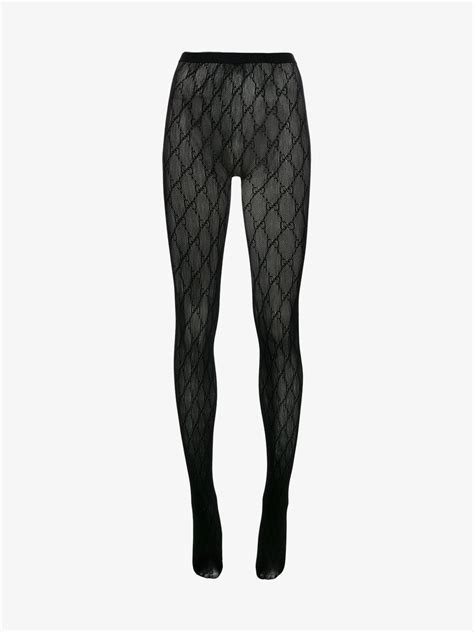 gucci tights black logo|Gucci tights for cheap.